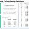 Free College Investment Calculator: It Costs More Than You Think